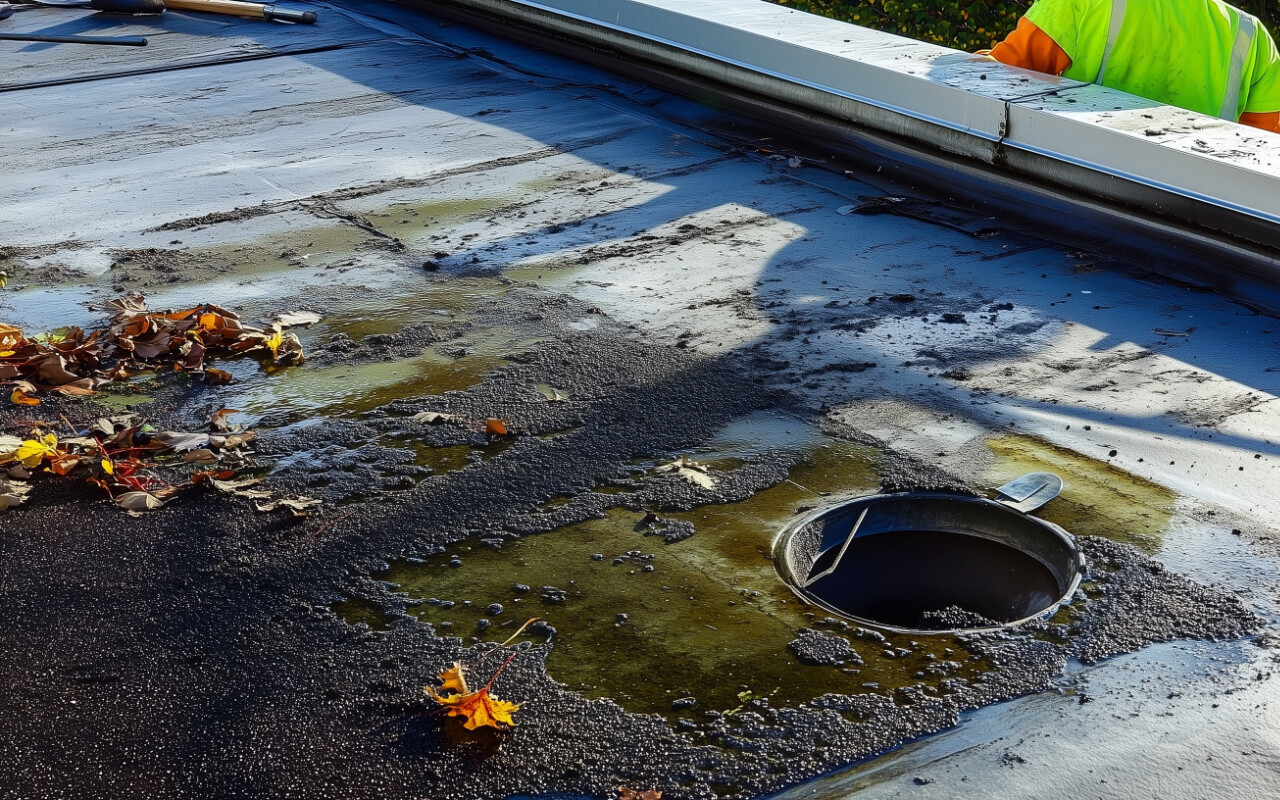 How To Find Where A Flat Roof Is Leaking